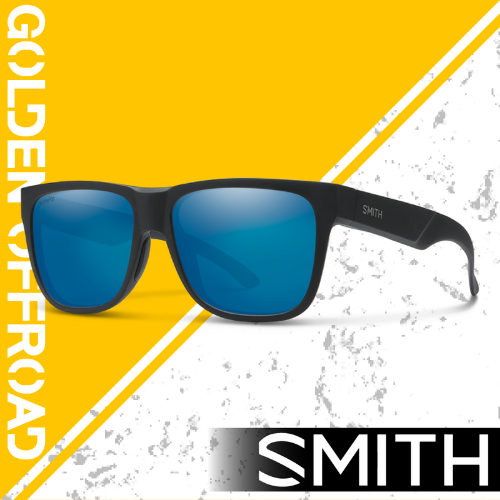 Smith Optics Lowdown 2 Matte Black + ChromaPop Polarized Blue Mirror Lens