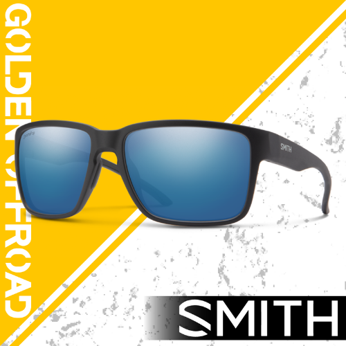 Smith Optics Guide's Choice Matte Black + ChromaPop Glass Polarized Blue Mirror Lens