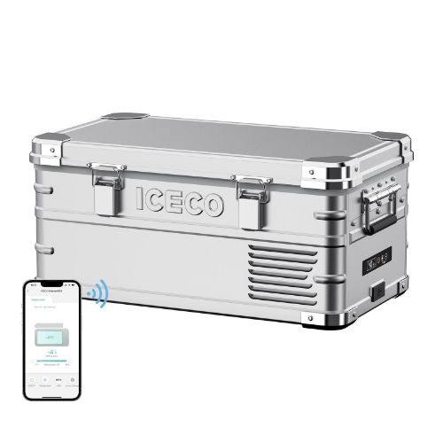 Adventure-Ready Savings! ICECO 12V Portable Freezers discounted this summer. Keep cool on the go. 22.9 LBS Lightweight ? Ultra Silent = 32 dB ? -4? to 68? Deep Cooling ? 20L / 21QT Portable Size ? 25 x 14.9 x 11.6 Inches ? Aluminum Shell Freezer ? Compact Refrigerators for Camping&Travel ? 5-year Warranty on Secop compressor ? LA Local Tech Support