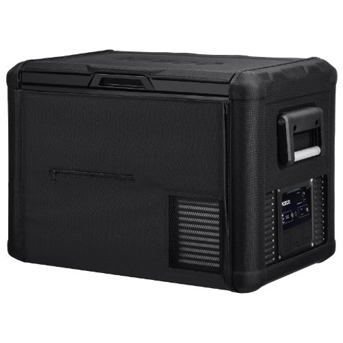 Upgrade two-piece cover provides a better fit and more complete protection for your ICECO VL45 Pro Single Zone portable freezer. Extra insulation protective improve thermal insulation performance and reducing power consumption which saves battery power, improves overall efficiency. Protects against dirt, dust & Sand. 