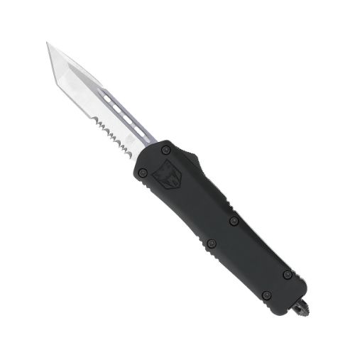 MEDIUM BLACK FS-3 TANTO SERRATED