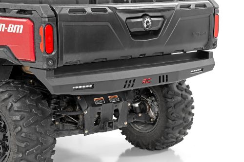 Easy Install 1/8Î“Ã‡Â¥ Steel Durable powder coat finish Allows full function of dump bed Optional 6" Slimline LED 2880 lumens (total) 18 watts (total) Each light contains 6, 3 watt Cree LEDs 90 degree flood beam Black panel design IP67 Waterproof rating 3-year Manufacturer's Warranty