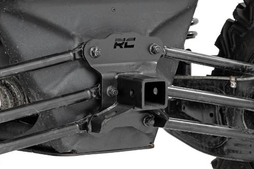 Easy bolt-on installation Fits standard 2Î“Ã‡Â¥ x 2Î“Ã‡Â¥ attachments Durable powder coat finish