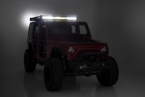 250lb Weight Rating Durable All-Steel Construction 100% Bolt-On Installation Allows for Removal of Freedom Top Panels (4dr models only) Four Durable Slats for Secure Storage (Optional) LED Lights & Wiring Harnesses