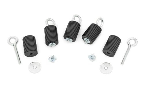 Haul your gear with ease Fits 1-7/16in openings along the bed Durable rubber surround keeps each anchor point in place Place in any hole for the appropriate tie-down angle