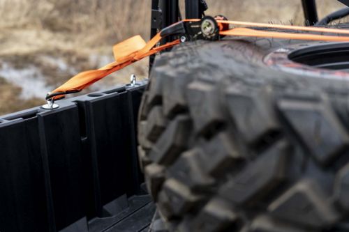 Haul your gear with ease Fits 1-inch openings along the bed Durable rubber surround keeps each anchor point in place Place in any hole for the appropriate tie-down angle