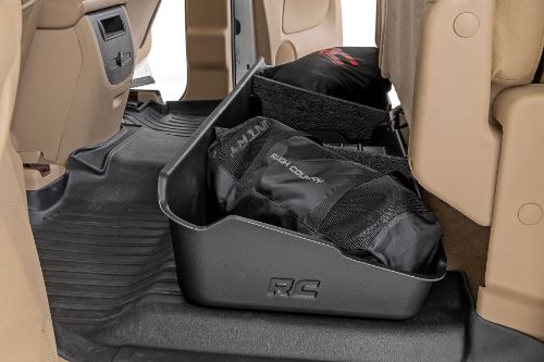 Easily organize your storage! Custom-fit design contoured to vehicle. Durable high-density thermoplastic construction. Anti-skid surface to prevent contents from shifting. Easy installation.