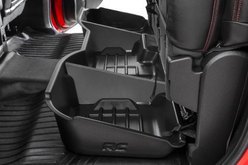 Easily organize your storage! Custom-fit design contoured to vehicle Durable high-density thermoplastic construction Anti-skid surface to prevent contents from shifting Easy installation