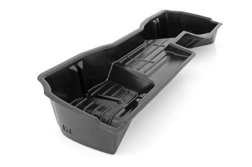 Easily organize your storage! Custom-fit design contoured to vehicle. Durable high-density thermoplastic construction. Anti-skid surface to prevent contents from shifting. Easy installation.