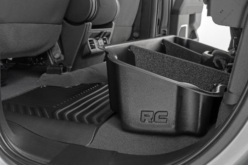 Easily organize your storage! Custom-fit design contoured to vehicle. Durable high-density thermoplastic construction. Anti-skid surface to prevent contents from shifting. Easy installation.