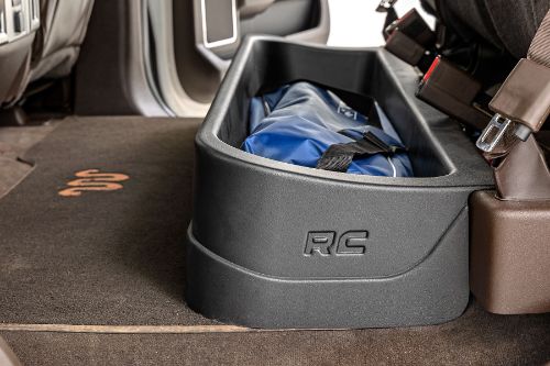 Easily organize your storage! Custom-fit design contoured to vehicle Durable high-density thermoplastic construction Anti-skid surface to prevent contents from shifting Easy installation
