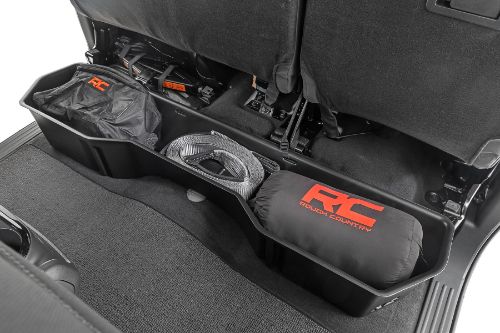 Easily organize your storage! Custom-fit design contoured to vehicle. Durable high-density thermoplastic construction. Anti-skid surface to prevent contents from shifting. Easy installation.