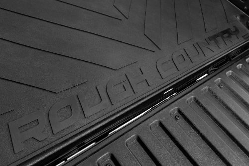 Quick and easy installation. Custom molded fit. Durable Nyracord rubber construction. Textured surface provides a true non skid mat - reduces load shifting. Superior abrasion resistance and tear strength. Extra thick - a full 3/8-inches provides up to 50% more protection than other bed mats. Virtually indestructible. Limited Lifetime Warranty. Made from 100% recycled materials.