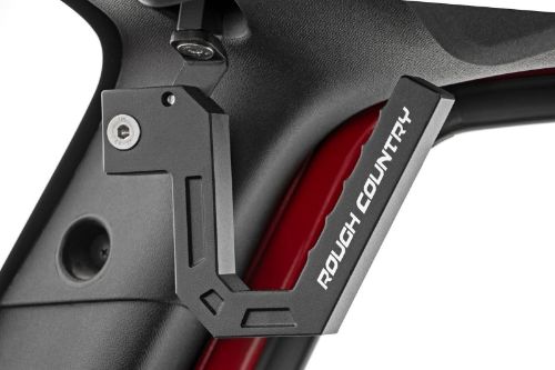 Easy bolt-on installation No drilling required Uses existing mounting holes Easier access for getting in and out of your Jeep JK Includes front and rear handles Includes Lifetime Replacement Warranty