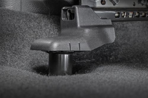 Easy bolt-on installation. Improves visibility. Adds 1.25" in height. Allows application of the under-seat air-compressor kit.