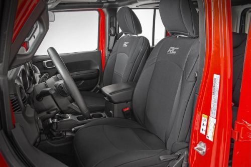 Fits very snug! Made to factory specifications. 4-Layer construction with foam padding and protective polyester shell. Neoprene layer offers great breathability and water resistance. Includes full covers for front seats - plus headrest covers where applicable. Front covers help protect your most-used seats from wear. Rear covers help protect your back seats from children and animal stains. Two-year warranty.