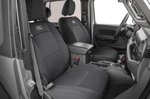 Fits very snug! Made to factory specifications. 4-Layer construction with foam padding and protective polyester shell. Neoprene layer offers great breathability and water resistance. Includes full covers for front seats - plus headrest covers where applicable. Front covers help protect your most-used seats from wear. Rear covers help protect your back seats from children and animal stains. Two-year warranty.