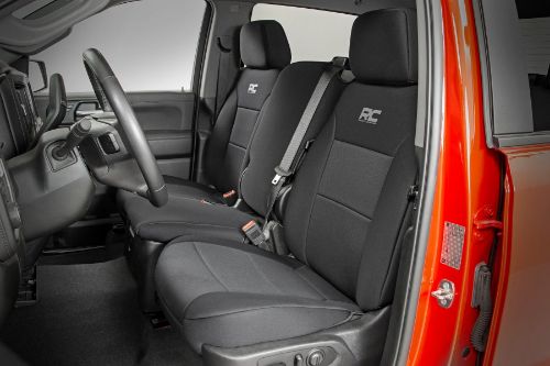 Fits very snug! Made to factory specifications. 4-Layer construction with foam padding and protective polyester shell. Neoprene layer offers great breathability and water resistance. Includes full covers for front seats - plus headrest covers where applicable. Front covers help protect your most-used seats from wear. Rear covers help protect your back seats from children and animal stains. Two-year warranty.
