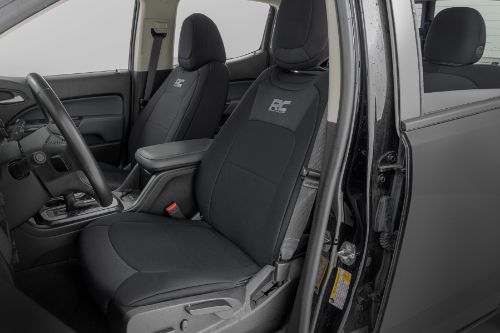 Fits very snug! Made to factory specifications. 4-Layer construction with foam padding and protective polyester shell. Neoprene layer offers great breathability and water resistance. Includes full covers for front seats - plus headrest covers where applicable. Front covers help protect your most-used seats from wear. Rear covers help protect your back seats from children and animal stains. Two-year warranty.