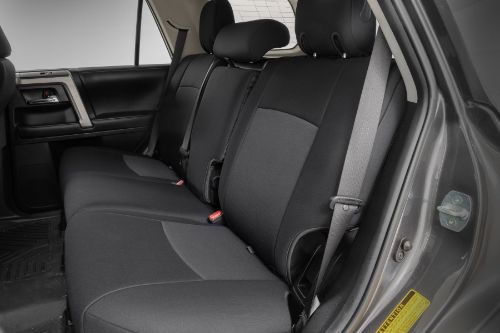Fits very snug! Made to factory specifications. 4-Layer construction with foam padding and protective polyester shell. Neoprene layer offers great breathability and water resistance. Includes full covers for front seats - plus headrest covers where applicable. Front covers help protect your most-used seats from wear. Rear covers help protect your back seats from children and animal stains. Two-year warranty.