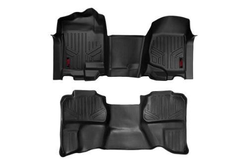 Quick and easy installation Meticulously engineered to fit each vehicle exactly right All weather protection against Snow, Mud, Sand, Salt Water and More! Resist extreme temperatures Protect against soda, coffee spills or accidents Spill Saver Lip (Prevents spills from reaching the carpet.) Textured surface keeps feet from slipping Eco-friendly, low density polyethylene provides full flexibility to ensure a lasting shape Easy to Clean and Maintain (Detachable from Vehicle) Limited Lifetime Warranty