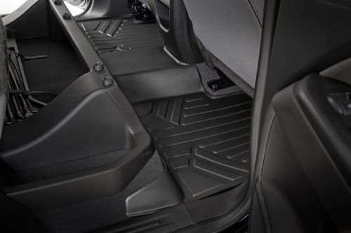 Quick and easy installation. Meticulously engineered to fit each vehicle exactly right. All weather protection against Snow, Mud, Sand, Salt Water and More! Resist extreme temperatures. Protect against soda, coffee spills or accidents. Spill Saver Lip. (Prevents spills from reaching the carpet.) Textured surface keeps feet from slipping. Eco-friendly, low density polyethylene provides full flexibility to ensure a lasting shape. Easy to Clean and Maintain. (Detachable from Vehicle) Limited Lifetime Warranty.