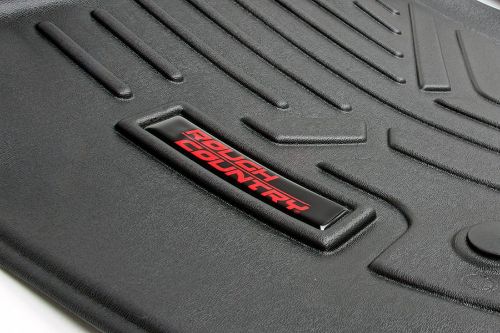 Quick and easy installation Meticulously engineered to fit each vehicle exactly right All weather protection against Snow, Mud, Sand, Salt Water and More! Resist extreme temperatures Protect against soda, coffee spills or accidents Spill Saver Lip (Prevents spills from reaching the carpet.) Textured surface keeps feet from slipping Eco-friendly, low density polyethylene provides full flexibility to ensure a lasting shape Easy to Clean and Maintain (Detachable from Vehicle) Limited Lifetime Warranty