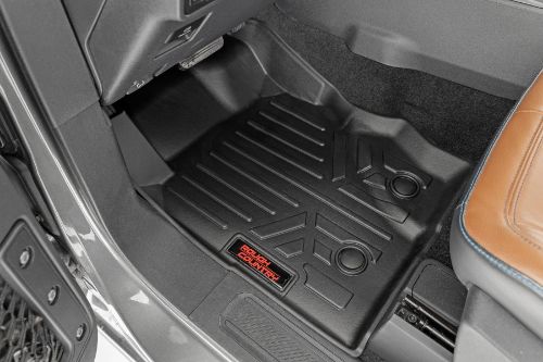 Quick and easy installation. Meticulously engineered to fit each vehicle exactly right. All weather protection against Snow, Mud, Sand, Salt Water and More! Resist extreme temperatures. Protect against soda, coffee spills or accidents. Spill Saver Lip. (Prevents spills from reaching the carpet.) Textured surface keeps feet from slipping. Eco-friendly, low density polyethylene provides full flexibility to ensure a lasting shape. Easy to Clean and Maintain. (Detachable from Vehicle) Limited Lifetime Warranty.