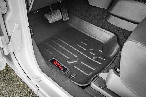 Quick and easy installation. Meticulously engineered to fit each vehicle exactly right. All weather protection against Snow, Mud, Sand, Salt Water and More! Resist extreme temperatures. Protect against soda, coffee spills or accidents. Spill Saver Lip. (Prevents spills from reaching the carpet.) Textured surface keeps feet from slipping. Eco-friendly, low density polyethylene provides full flexibility to ensure a lasting shape. Easy to Clean and Maintain. (Detachable from Vehicle) Limited Lifetime Warranty.
