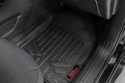 Quick and easy installation Meticulously engineered to fit each vehicle exactly right All weather protection against Snow, Mud, Sand, Salt Water and More! Resist extreme temperatures Protect against soda, coffee spills or accidents Spill Saver Lip (Prevents spills from reaching the carpet.) Textured surface keeps feet from slipping Eco-friendly, low density polyethylene provides full flexibility to ensure a lasting shape Easy to Clean and Maintain (Detachable from Vehicle) Limited Lifetime Warranty