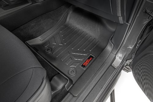 Quick and easy installation. Meticulously engineered to fit each vehicle exactly right. All weather protection against Snow, Mud, Sand, Salt Water and More! Resist extreme temperatures. Protect against soda, coffee spills or accidents. Spill Saver Lip. (Prevents spills from reaching the carpet.) Textured surface keeps feet from slipping. Eco-friendly, low density polyethylene provides full flexibility to ensure a lasting shape. Easy to Clean and Maintain. (Detachable from Vehicle) Limited Lifetime Warranty.