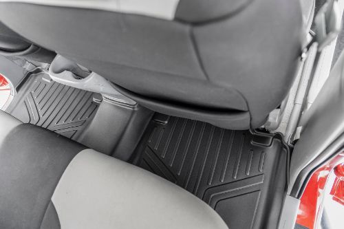 Quick and easy installation. Meticulously engineered to fit each vehicle exactly right. All weather protection against Snow, Mud, Sand, Salt Water and More! Resist extreme temperatures. Protect against soda, coffee spills or accidents. Spill Saver Lip. (Prevents spills from reaching the carpet.) Textured surface keeps feet from slipping. Eco-friendly, low density polyethylene provides full flexibility to ensure a lasting shape. Easy to Clean and Maintain. (Detachable from Vehicle) Limited Lifetime Warranty.