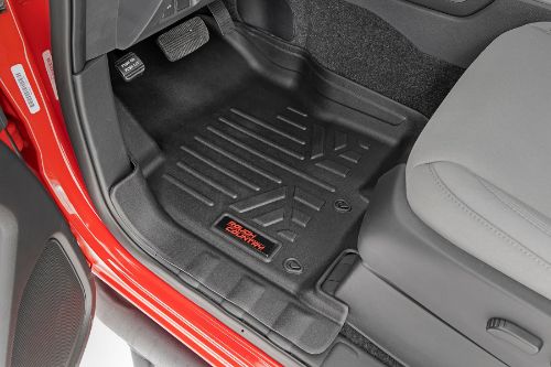 Quick and easy installation. Meticulously engineered to fit each vehicle exactly right. All weather protection against Snow, Mud, Sand, Salt Water and More! Resist extreme temperatures. Protect against soda, coffee spills or accidents. Spill Saver Lip. (Prevents spills from reaching the carpet.) Textured surface keeps feet from slipping. Eco-friendly, low density polyethylene provides full flexibility to ensure a lasting shape. Easy to Clean and Maintain. (Detachable from Vehicle) Limited Lifetime Warranty.