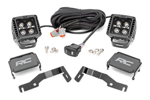 100% bolt-on installation. Does NOT interfere with washer nozzle or spray pattern. Optional Black Series LED 2880 lumens 36 watts Choose Spot or Flood beam Optional Black Series LED W/ DRL 3600 lumens 40 watts 30 degree spot beam Optional Wide Angle Osram LED 13,500 lumens 150 watts 140 degree wide-angle beam