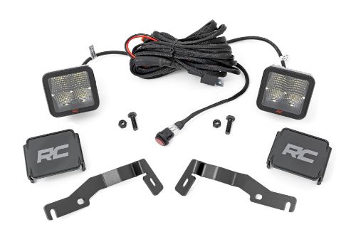 100% bolt-on installation. Does NOT interfere with washer nozzle or spray pattern. Optional Black Series LED 2880 lumens 36 watts Choose Spot or Flood beam Optional Black Series LED W/ DRL 3600 lumens 40 watts 30 degree spot beam Optional Wide Angle Osram LED 13,500 lumens 150 watts 140 degree wide-angle beam
