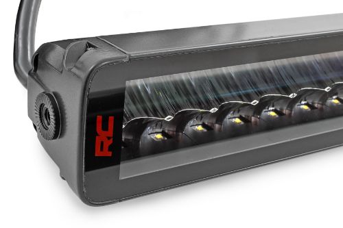 480 Watts 43200 Lumens IP67/IP69K Waterproof Rating. Spot/Flood Beam Pattern. Each Light Contains 96, 5W Osram LEDs. Tinted Indirect Reflector Design. Diecast Aluminum Housing. Impact and UV Resistant Lens. Sleek bezel-less design. Includes wiring harness and on/off switch. Includes snap-on cover. Includes base-mounts and end mounts with hardware. 3-year warranty.