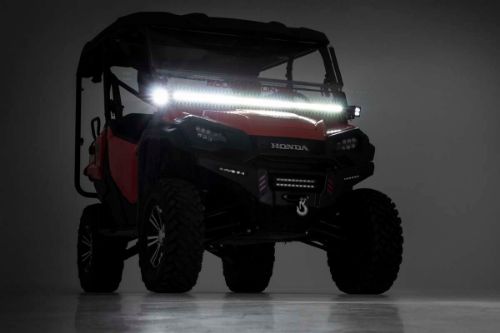 19200 lumens 240 watts Contains 48, 5 watt High Intensity CREE LEDs 30 degree spot beam Black panel design IP67 Waterproof rating Durable die cast aluminum housing Moisture Breather technology reduces moisture build-up behind the lens Includes premium, flat-wound wiring harness with on/off switch