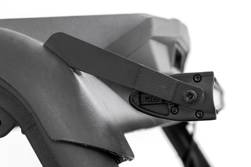100% Bolt-on installation. Handy, rear-facing illumination. 16000 lumens 200 watts Contains 40, 5 watt High-Intensity CREE LEDs. 30-degree spot. Black panel design. IP67 Waterproof rating. Moisture Breather technology reduces moisture build-up behind the lends. Noise Silencers eliminate hum, whistle, and other wind noises associated with mounted LED Light bars. Includes premium, flat-wound wiring harness with on/off switch. Durable die-cast aluminum housing.
