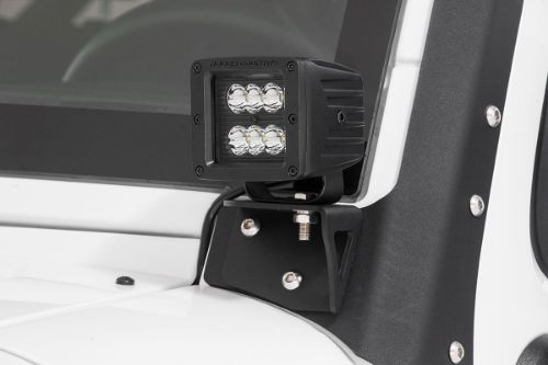 2880 lumens 36 watts 30 degree spot beam Each light contains 6, 3 watt high intensity Cree LEDs Black panel design IP67 Waterproof rating Durable die cast aluminum housing Moisture Breather technology reduces moisture build-up behind the lends Includes premium, flat-wound wiring harness with on/off switch Sold in pairs 3 year warranty