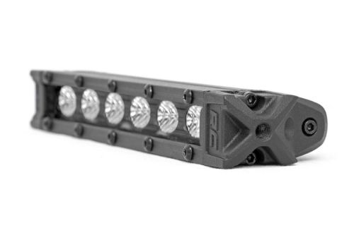 Length: 7.82" Depth: 1.78" Height: 0.98" 2400 lumens (total) 30 watts (total) Each light contains 6, 5 watt Cree LEDs 90 degree flood beam Black panel design IP67 Waterproof rating Durable die cast aluminum housing Moisture Breather technology reduces moisture build-up behind the lens Includes premium, flat-wound wiring harness with on/off switch 3 year warranty