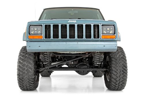 DOT/SAE Certified for street legal use. Aggressive, black panel design. IP67 Waterproof housing. Includes easy plug-and-play harness adapter. 100% bolt-on installation. Hi Beams: 160 Watts / 12800 Lumens. Low Beams: 80 Watts / 6000 Lumens. IP67 Waterproof Rating.