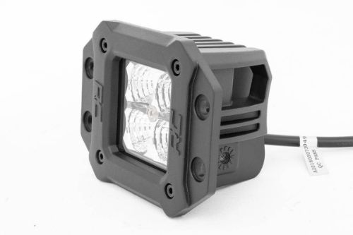 3600 lumens 40 watts 60 degree flood beam Each light contains 4, 5 watt high intensity Cree LEDs Each light contains 2 amber LEDs IP67 Waterproof rating Moisture Breather technology reduces moisture build-up behind the lens Includes wiring harness with triple-function switch Durable die cast aluminum housing Bolt Diameter: 8mm 3 year warranty Length: 4.80-inches | Depth: 3.11-inches | Height: 3.63-inches Mounting hole to mounting hole: 4.15-inches Sold in pairs 3 year warranty