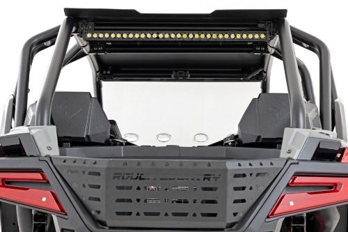100% Bolt-on installation. Handy, rear-facing illumination. 12,000 Lumens. 150 Watts. 30-degree spot beam. Easy, 100% bolt-on installation. IP67 Waterproof design. Durable, die-cast aluminum housing. Includes snap-on cover and premium wiring harness. Works with or without factory roof.