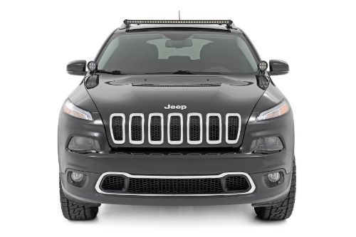 Easy Bolt-On Installation. Durable die-cast aluminum housing. Fits 40" Curved Single Row LED. 16000 lumens 200 watts Contains 40, 5-watt High-Intensity CREE LEDs. 30-degree spot. Black panel design. IP67 Waterproof rating. Moisture Breather technology reduces moisture build-up behind the lends. Noise Silencers eliminate hum, whistle, and other wind noises associated with mounted LED Light bars. Includes premium, flat-wound wiring harness with on/off switch. Length: 41.625-inches | Depth: 3.12-inches | Height: 1.8-inches Bolt Diameter: 8mm Noise Silencers eliminate hum, whistle, and other wind noises associated with mounted LED Light bars. 3-year warranty.