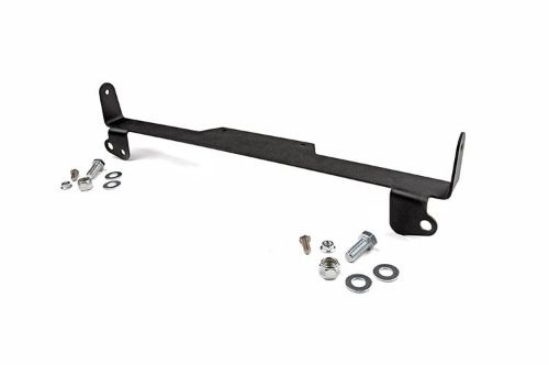 Easy bolt-on install Factory appearance Brackets mount hidden away from view Features a durable black powder coat Compatible with Rough Country 20-inch Dual-Row LED light bars (70920) Compatible with Rough Country 20-inch Single-Row LED light bar (70720) Designed to work with light bars measuring 22-3/16-inches from mounting point to mounting point