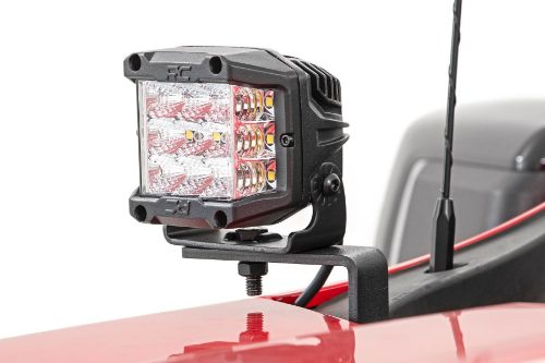 100% bolt-on installation. Does NOT interfere with washer nozzle or spray pattern. 13,500 lumens 150 watts Contains 30, 5-watt OSRAM LEDs 140 degree wide-angle beam Chrome panel design IP67 Waterproof rating Durable die cast aluminum housing Moisture Breather technology reduces moisture build-up behind the lens Includes premium, flat-wound wiring harness with on/off switch Sold in pairs 3 year warranty
