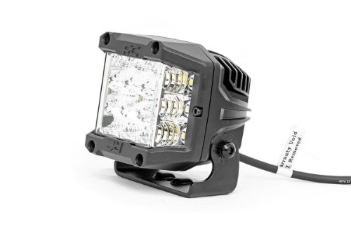 13,500 lumens 150 watts Contains 30, 5-watt OSRAM LEDs 140 degree wide-angle beam Chrome panel design IP67 Waterproof rating Durable die cast aluminum housing Moisture Breather technology reduces moisture build-up behind the lens Includes premium, flat-wound wiring harness with on/off switch Sold in pairs 3 year warranty