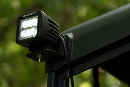 Handy, forward-facing illumination Up to 13,500 Lumens Up to 140 Watts Flood pattern Easy, 100% bolt-on installation IP67 Waterproof design Durable, die-cast aluminum housing Includes snap-on cover and premium wiring harness