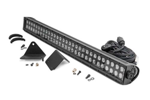 Handy, rear-facing illumination 23,040 Lumens 288 Watts 8 degree spot / 90 degree flood combo pattern Easy, 100% bolt-on installation IP67 Waterproof design Durable, die-cast aluminum housing Includes snap-on cover and premium wiring harness
