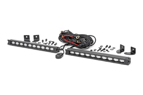 4800 Lumens (pair) 50 Watts (pair) Flood Beam Contains 20, 5 Watt High Intensity Cree LEDs Includes flat-wound wiring harness with on/off switch 3-year warranty Sold in pairs